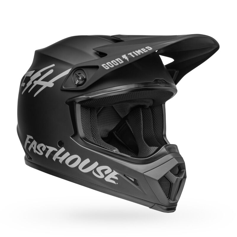 Casco MX 9 MIPS Fast House Negro Minimotos